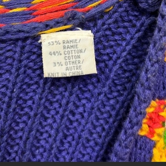 MARISA CHRISTINA Classics Hand Knit Sweater Vest Ladies Size Large Nautical - Picture 8 of 8